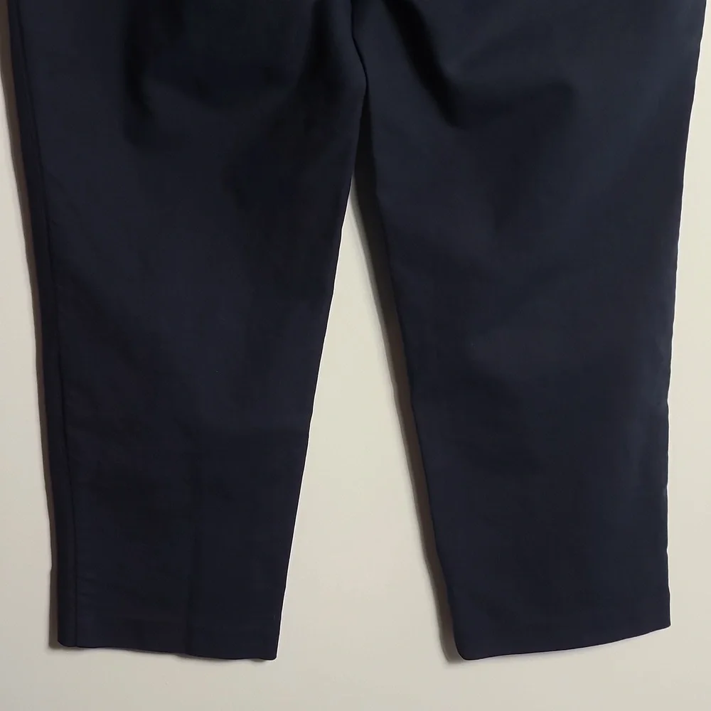 LOFT The Riviera Slim Cropped Pant in Navy Blue Size 14 - Picture 11 of 14